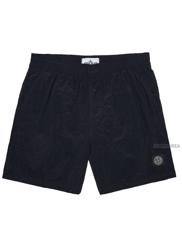 Nylon Metal Econyl Swim Shorts Black - STONE ISLAND - BALAAN 8