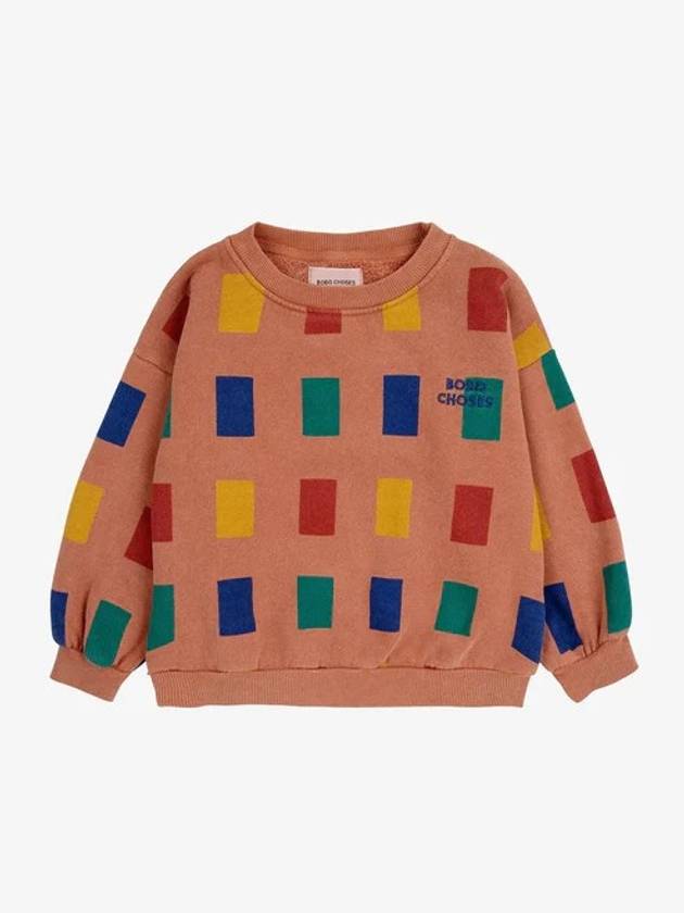 Kids Sweatshirt Bobo Color Game all over B224AC046 brushed - BOBO CHOSES - BALAAN 2