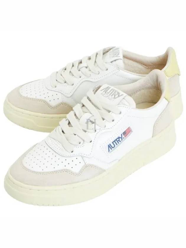 Medalist Women's Low Top Sneakers Yellow White - AUTRY - BALAAN 2