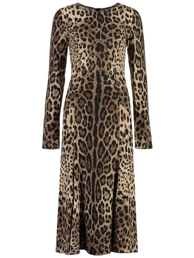 Midi Dress F6AUVTFSRKI HY13M ANIMALIER - DOLCE&GABBANA - BALAAN 2