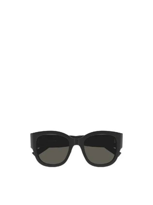 SL M95 K Monogram Temple Sunglasses 001 - SAINT LAURENT - BALAAN 1