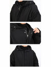 Back Printing Hooded Parka Jacket Black - RAF SIMONS - BALAAN 5