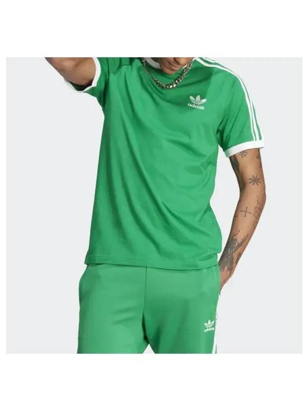 Adicolor Classics 3 Stripes Short Sleeve T Shirt Green - ADIDAS - BALAAN 2