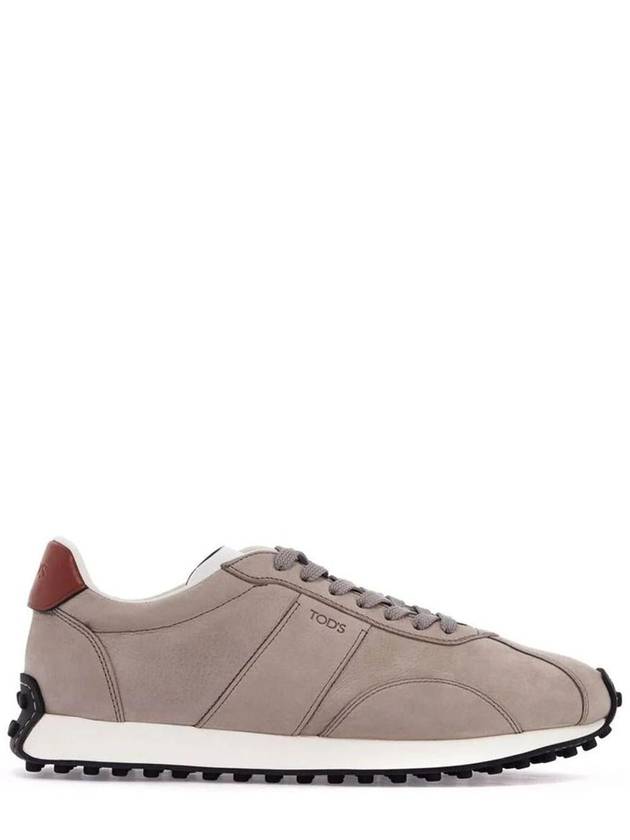 T Vintage Leather Low Top Sneakers Gray - TOD'S - BALAAN 2