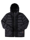 Reversible Hooded Padding Jacket Black - TEN C - BALAAN 2