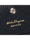 Gancini Logo Half Wallet Black - SALVATORE FERRAGAMO - BALAAN 8