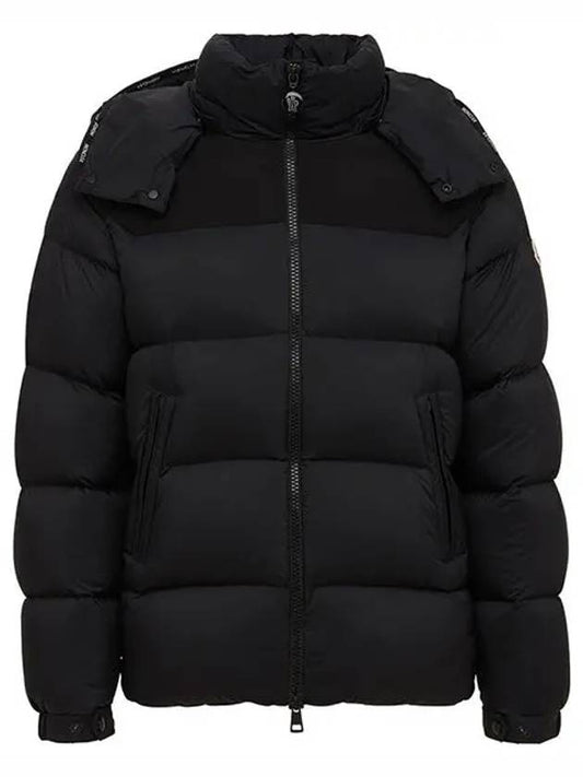 WARGNIER Wagner logo trim hooded quilted down padded jacket - MONCLER - BALAAN 1