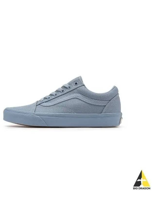 Old School Pastel Mono Dusty Blue VN000CT8DSB1 - VANS - BALAAN 1