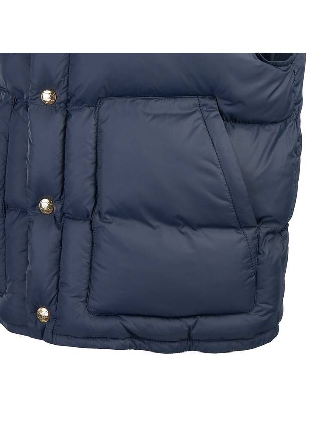 Triomphe Patch Hooded Down Vest Light Navy - CELINE - BALAAN 8