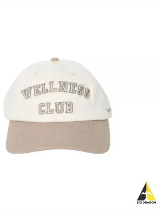 Wellness Club Flannel Hat Off WhiteElephant ACAW2331OF 146 Cap - SPORTY & RICH - BALAAN 1