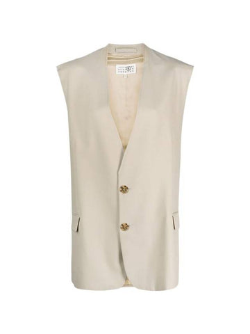 Blazer Vest S62FB0051 S78357 212 - MAISON MARGIELA - BALAAN 1