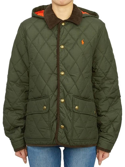 Kids quilted half jacket 323943455001 COMPNY OLV Adult wearable - POLO RALPH LAUREN - BALAAN 2