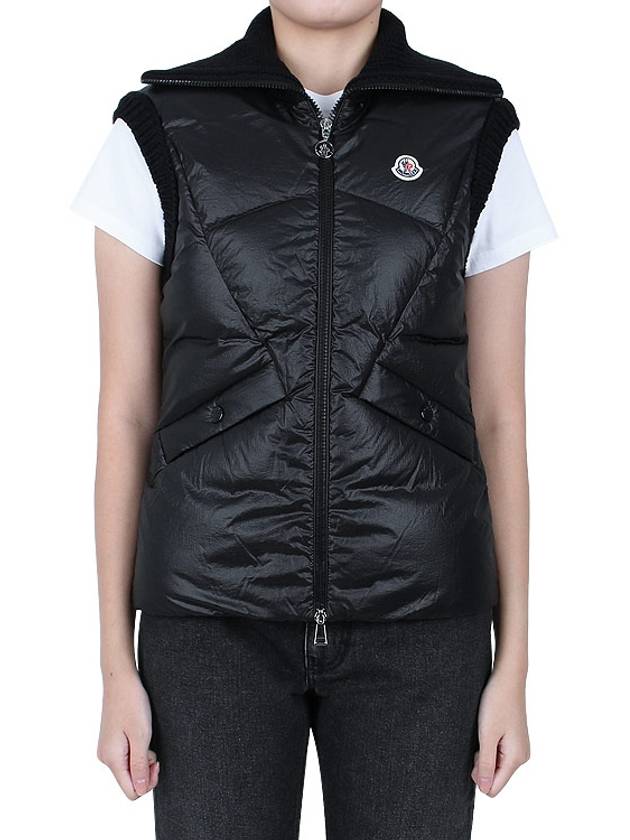 Patch logo knit padded vest 9I00002 M2089 999 - MONCLER - BALAAN 2