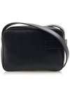 Calfskin Leather Camera Shoulder Bag Black - SALVATORE FERRAGAMO - BALAAN 4