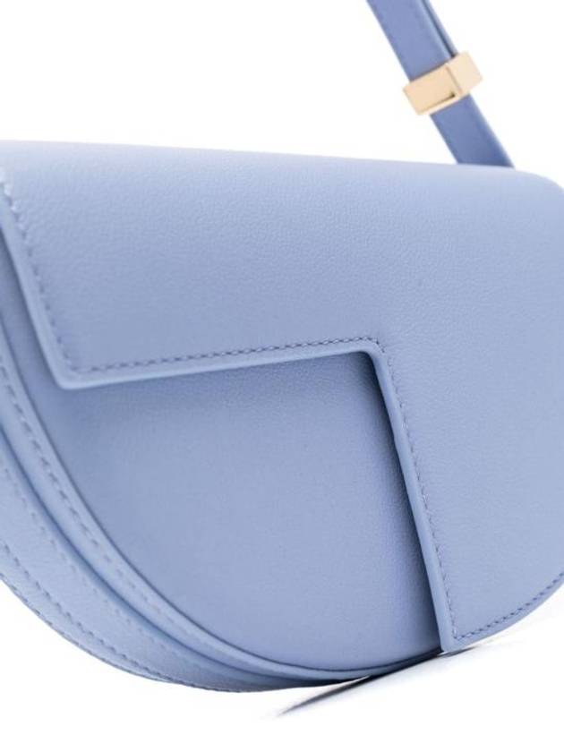 Le Petit Leather Shoulder Bag Blue - PATOU - BALAAN 4