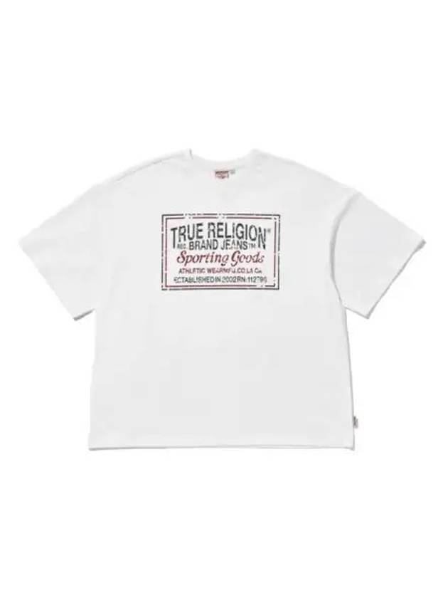 True Religion Vintage Short Sleeve T Shirt White - TRUE RELIGION - BALAAN 1