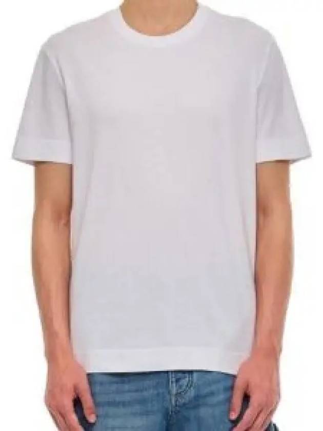 Embroidered 4G Logo Cotton Short Sleeve T-shirt White - GIVENCHY - BALAAN 2