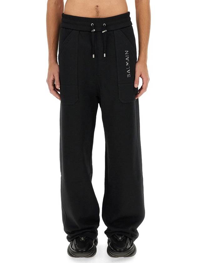 Balmain Jogging Pants With Logo - BALMAIN - BALAAN 1