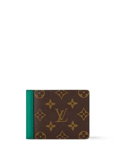 Multiple Half Wallet Brown Green - LOUIS VUITTON - BALAAN 2