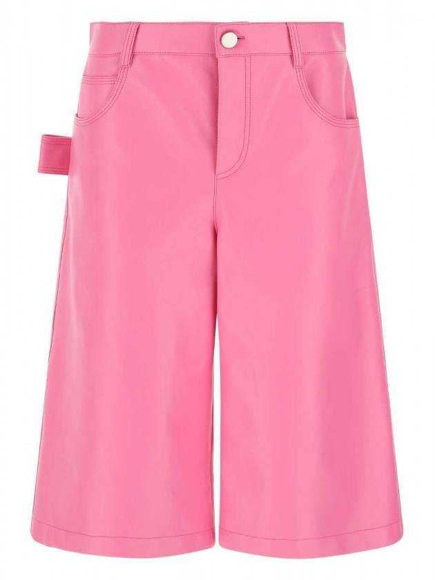 Women's Nappa Leather Bermuda Shorts Pink - BOTTEGA VENETA - BALAAN 1