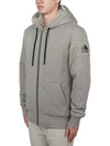 Classic Bunny Zip Up Hoodie Grey - MOOSE KNUCKLES - BALAAN 4