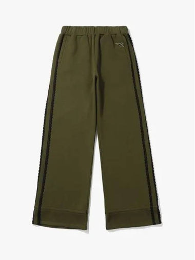 Diadora cross coat lace line sweatpants KHAKI - DIADORA - BALAAN 1