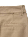 Heavy Chino Midi A Line Skirt Beige - NOIRER FOR WOMEN - BALAAN 7