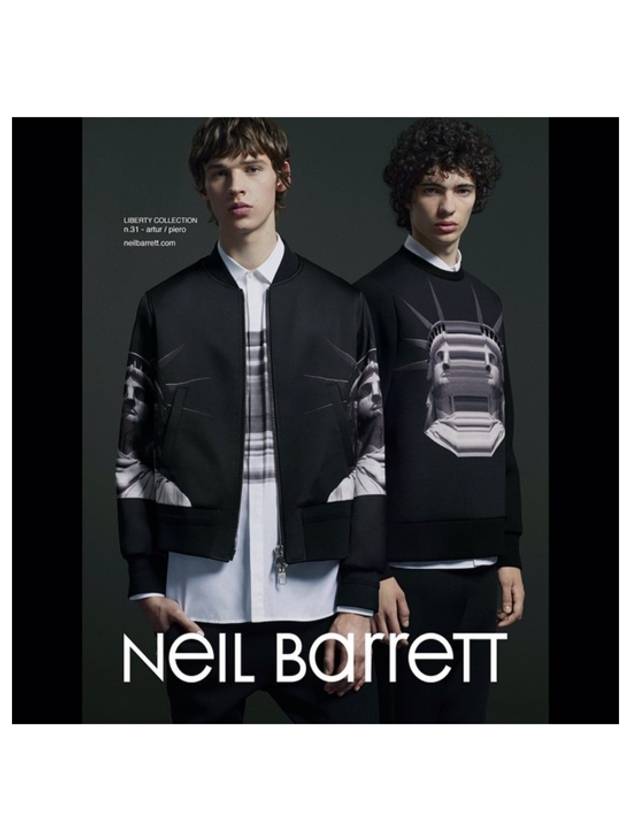 Neoprene Sweatshirt Black - NEIL BARRETT - BALAAN 7