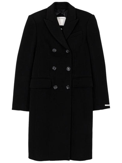 Sportmax Morgana Wool Double Coat Black - MAX MARA - BALAAN 2