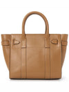 Silky Calf Mini Zipped Bayswater Tote Bag Teak - MULBERRY - BALAAN 5