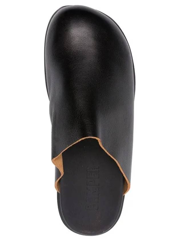 Brutus Leather Clog Slippers Black - CAMPER - BALAAN 5