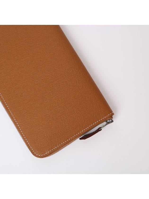 Silk'In Classic Long Wallet Brown - HERMES - BALAAN 4