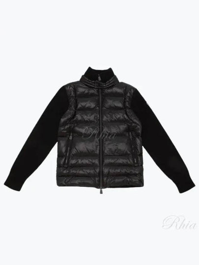 Grenoble Padded Zip-Up Jacket Black - MONCLER - BALAAN 2