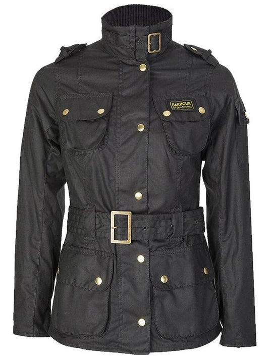 International Original Wax Jacket Black - BARBOUR - BALAAN.