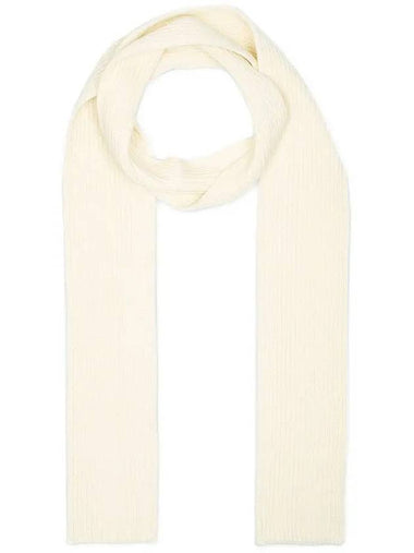 ribbed wool muffler off white SCARF OFF WHITE - ANDERSEN-ANDERSEN - BALAAN 1