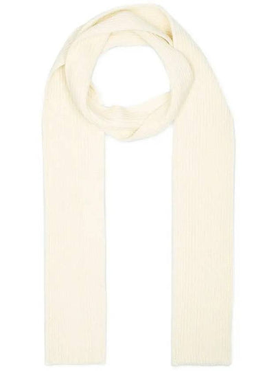 ribbed wool muffler off white SCARF OFF WHITE - ANDERSEN-ANDERSEN - BALAAN 2