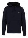 Zebra Patch Cotton Hoodie Dark Navy - PAUL SMITH - BALAAN 2