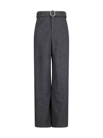 BELTED WIDE-LEG TROUSERS - JIL SANDER - BALAAN 1