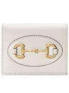 Horsebit 1955 Bi-Fold Card Wallet White - GUCCI - BALAAN 1