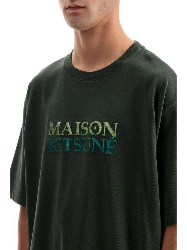 "oversized t-shirt with - MAISON KITSUNE - BALAAN 4