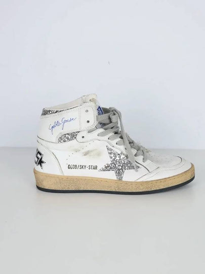 Sky star glitter logo sneakers 37 - GOLDEN GOOSE - BALAAN 2