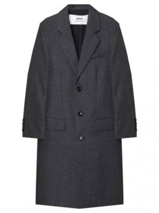 Coat Wool three button single coat - AMI - BALAAN 1