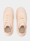 Box Leather Low-Top Sneakers Pink - BURBERRY - BALAAN 5