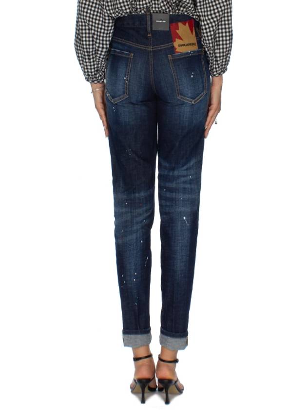 Women's Hockney Straight Jeans Blue - DSQUARED2 - BALAAN 6