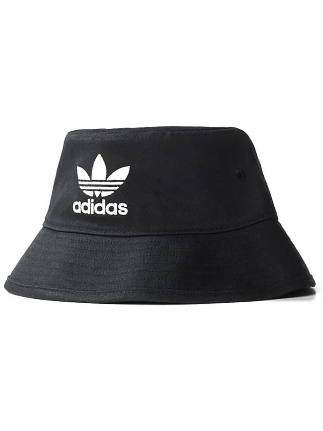 Trefoil Logo Bucket Hat Black - ADIDAS - BALAAN 6