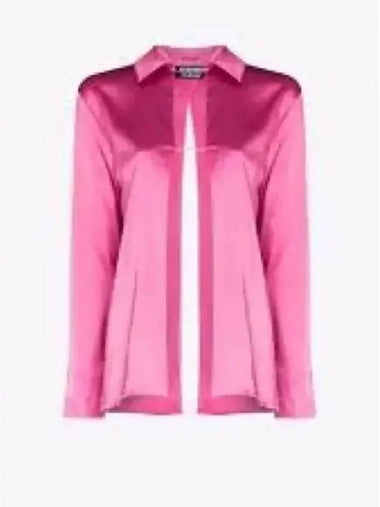 Jacquemus La Chemise Notte Shirt Pink 213SH1031000430SS23 - JACQUEMUS - BALAAN 1