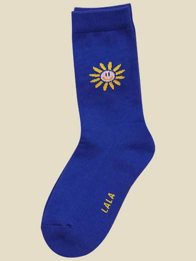 Lala Logo Socks Blue - LALA SMILE - BALAAN 3