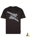 Shadow Project Graphic Short Sleeve T-Shirt Black - STONE ISLAND - BALAAN 2