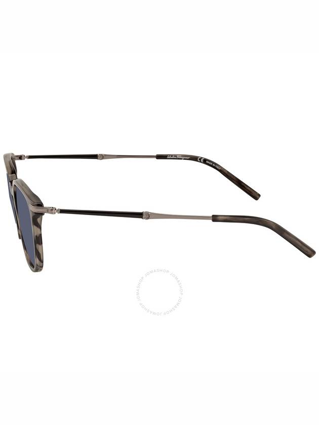 Salvatore Ferragamo Blue Square Men's Sunglasses SF1015S 003 52 - SALVATORE FERRAGAMO - BALAAN 3