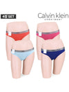 4Piece CK Logo Micro Bikini Panties Women's Underwear Set QD3622 - CALVIN KLEIN - BALAAN 1